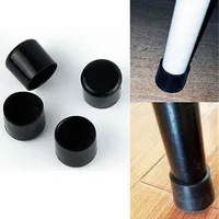 4pcs/8Pcs 16mm, 19mm, 22mm, 25mm, 32mm, 40mm, 50mm Rubber Chair Ferrule Anti Scratch Furniture Feet Leg Floor Protector Caps