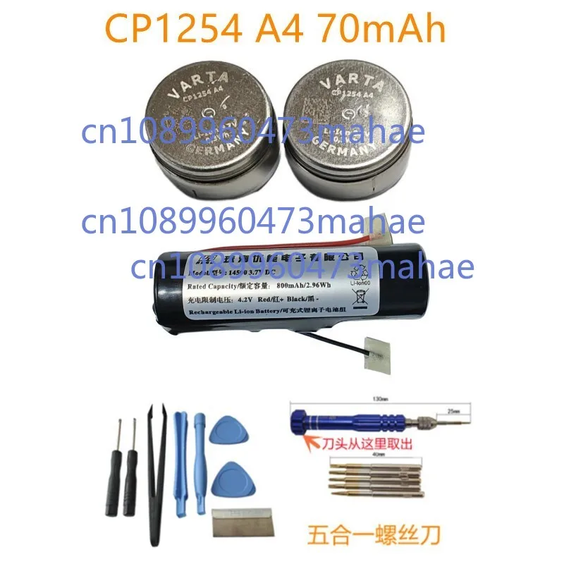 

Genuine product 2pcs Varta CP1254 1254 A4 + Case Battery For Sony WF-SP900 WF-1000XM3 Earbuds