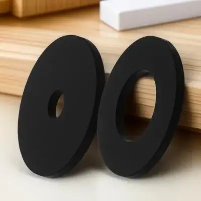 

2 шт., вставное кольцо для фрезерного стола, пластиковое прочное водонепроницаемое кольцо с двойным отверстием, аксессуар для деревообработки, вставная пластина для дерева