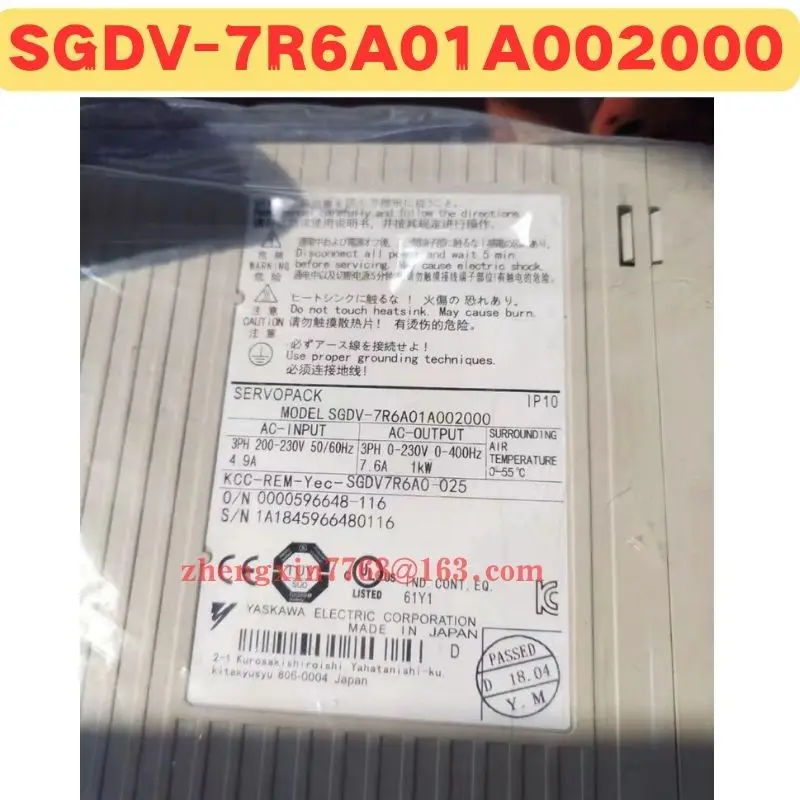 Brand New Original SGDV-7R6A01A002000 SGDV 7R6A01A002000 Servo Drive