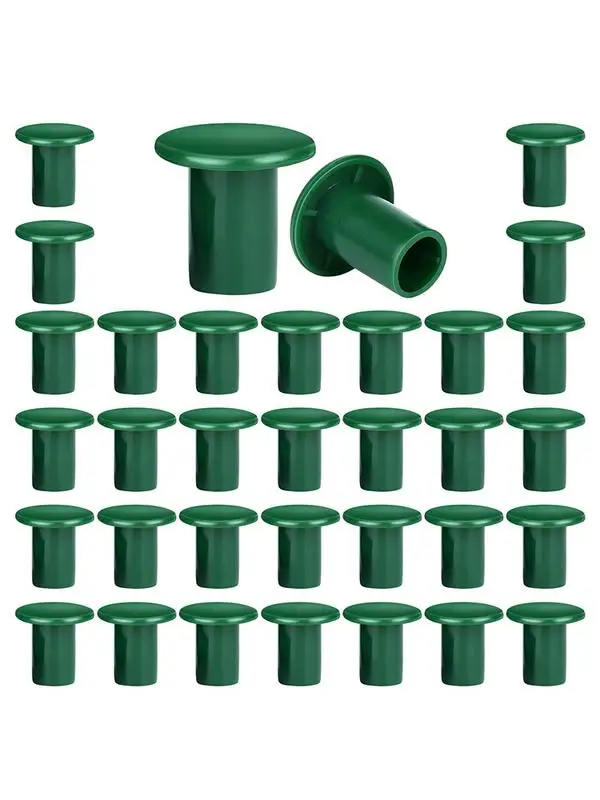 

Wood Cane Caps 48pcs Garden Stick Caps Cane Toppers Eye Protector End Caps Outdoor Cane Caps Plant Support Stick Safety Corner