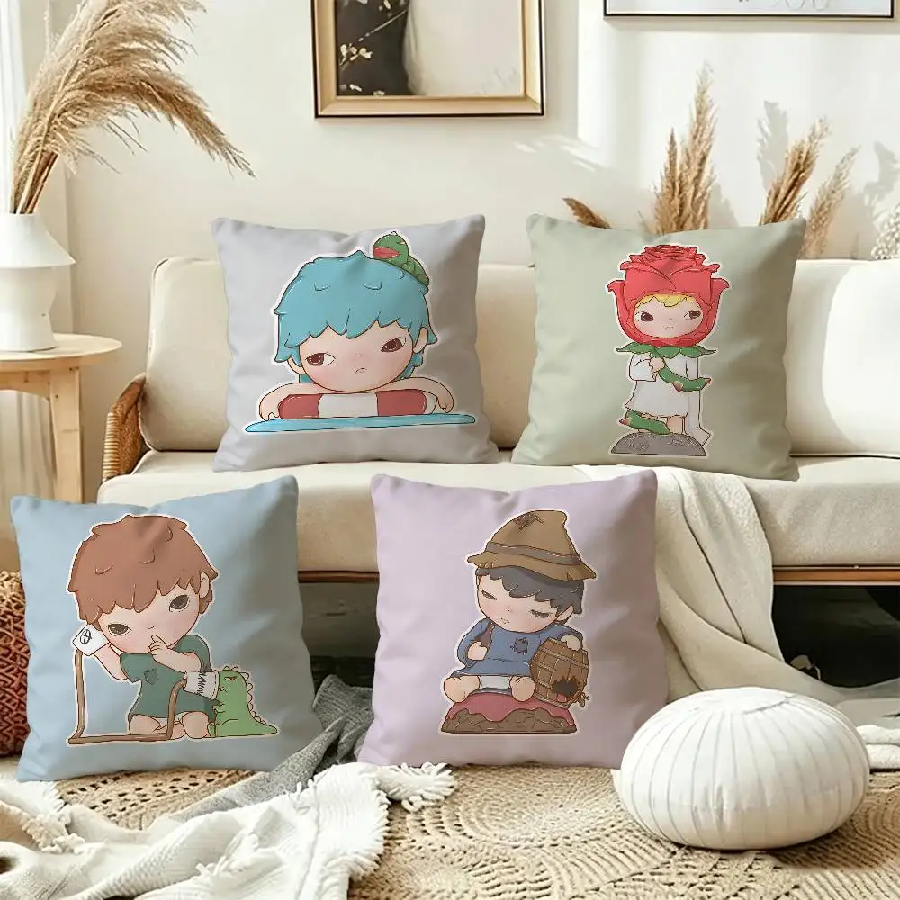 Fashion H-hironos Pillow Anime Pillow Sofa Bed Head Pillow Cover Cushion Cover 45x45 cm Fashion