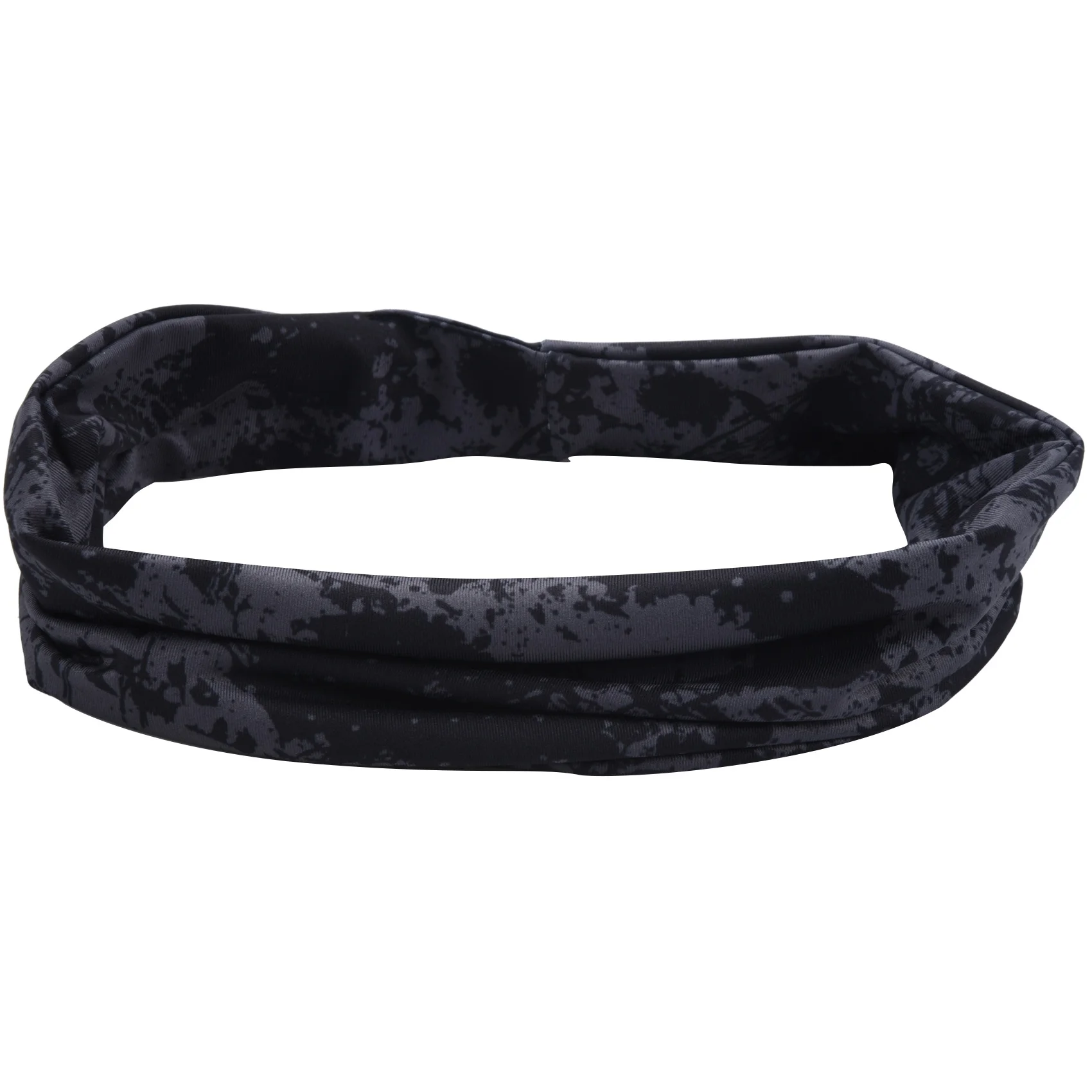 

Gym Sports Absorbent Sport Sweat Headband Elastic Sweatband For Men And Women Yoga Hair Bands Head Sweat Bands—Graffiti Gray