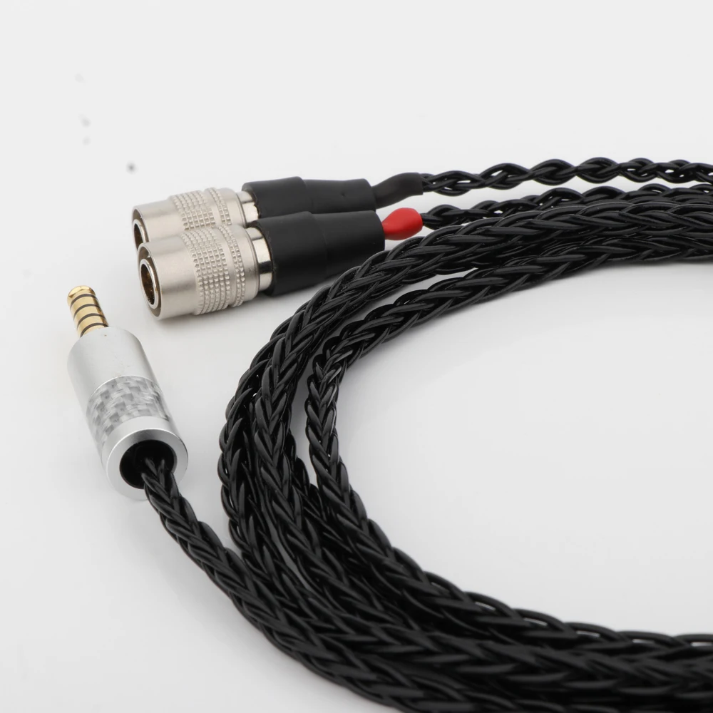 8-adriges OCC versilbertes Kopfhörerkabel ersetzt Upgrade-Kabel für MrSpeakers Mr Speakers Ether Alpha Dog Prime Haldane-Kabel – Detail 3