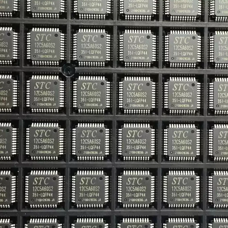 2pieces 12C5A60S2 STC12C5A60S2-35I-LQFP44G 100%New&Original LQFP44 STC microcontroller MCU