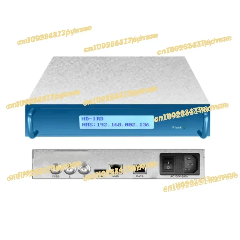 2025 mini Network Decoder SRT/HTTPS/HLS/M3U8/RTMP IP to SDI/HD-MI/AV Output HD IRD Video Decoder H.264 H.265 decoding