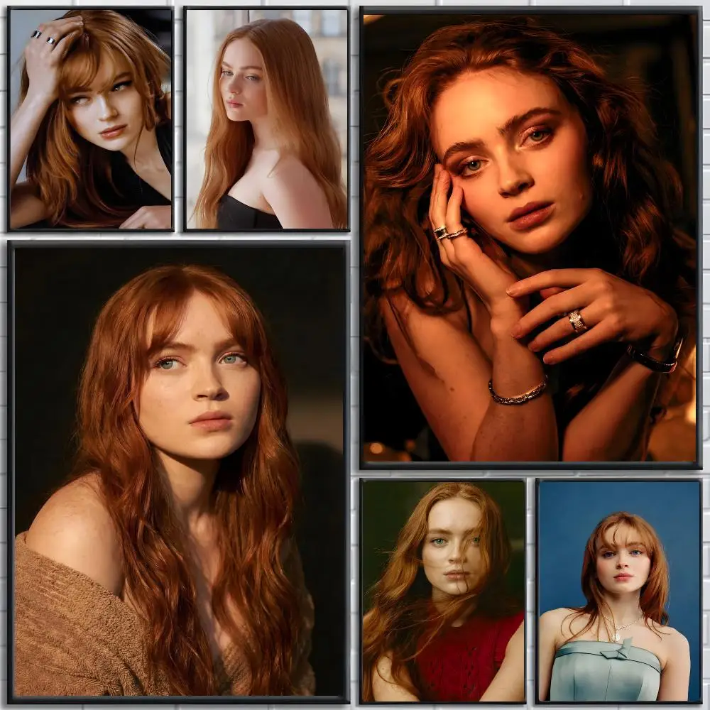 S-Sadie Sink Poster posters for bedrooms and living rooms—high-definition cartoon movie-themed wall art.