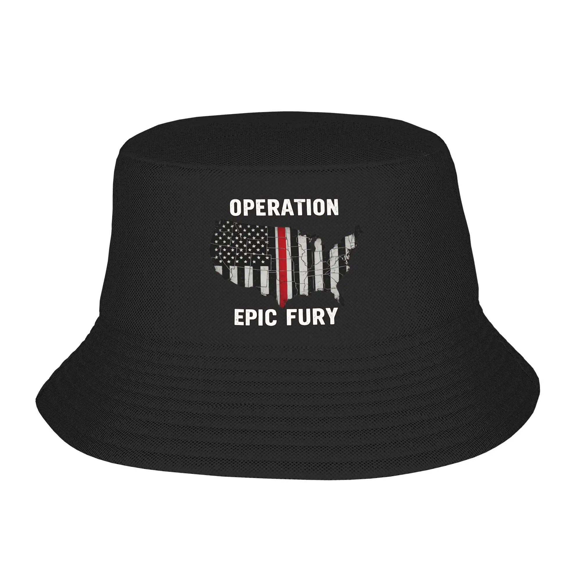 Teen Cute Operation Epic Fury The FAFO Tour Bucket Hats Merch  Bob Hat For Picnic Headwear Lightweight