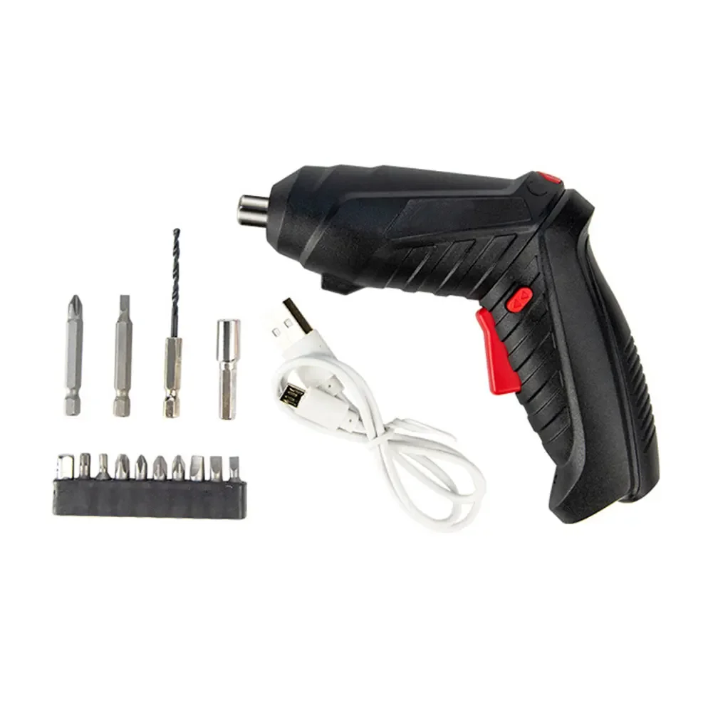 3.6V Electric Screwdriver Rechargeable Powerful Impact Drill Screwdriver LED Lighting Household Electric Drill for Home Use Tool