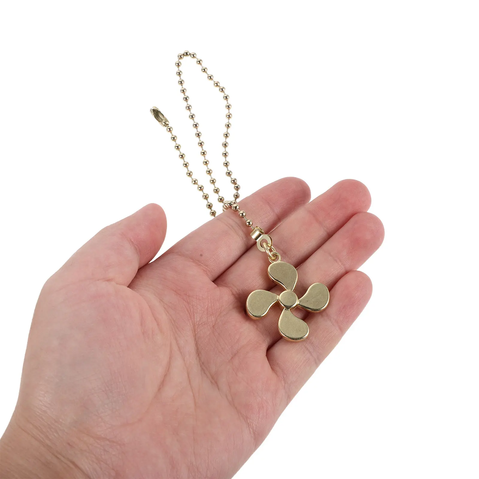 2Pcs Ceiling Fan Pull Chain Decorative Extension Crystal Blade Bulb Pendant Fan Lamp Pull Cord Replacement Light Switch Knob