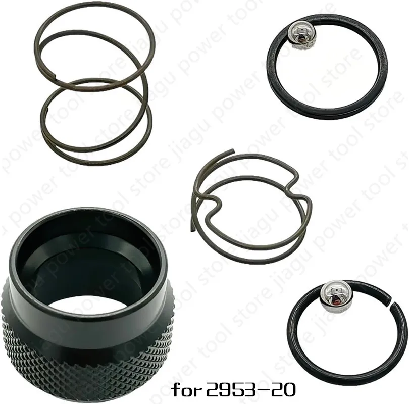 

2953-20 Anvil Sleeve Collar Spring Steel Ball Assembly for Milwaukee 2953-20 M18 Fuel 18V 1/4" Hex Cordless Impactor Driver