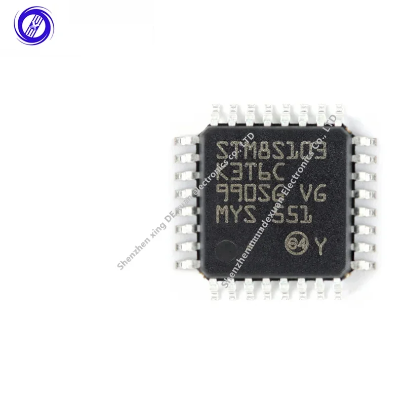 Original STM8S103K3T6C LQFP-32 16MHz/8KBFlash / 8-bit microcontroller -MCU