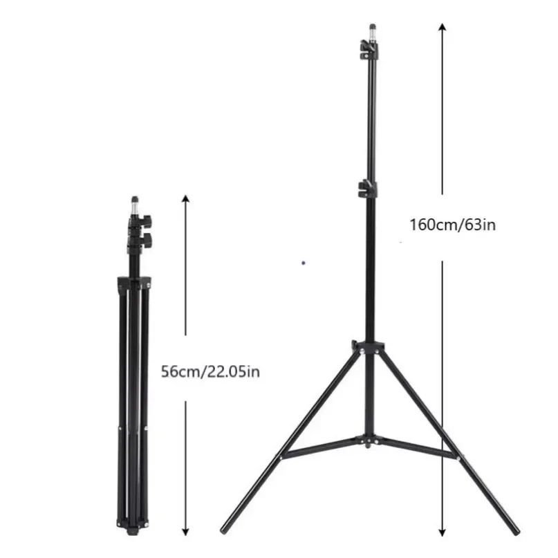 Foldable 56cm-160cm Extendable Mobile Phone Stand Holder Live Tripod Video Recording Selfie Landing  Monpod For All Phone Camera