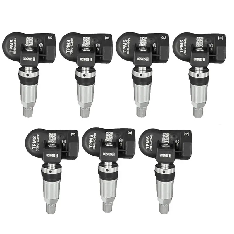 

A60E-TPMS Sensor 7Pcs Programmable Car Tire Pressure Sensor 315MHZ+ 433Mhz 2 In 1 For Autel Tool TS408 TS508 ITS600 MX Sensor
