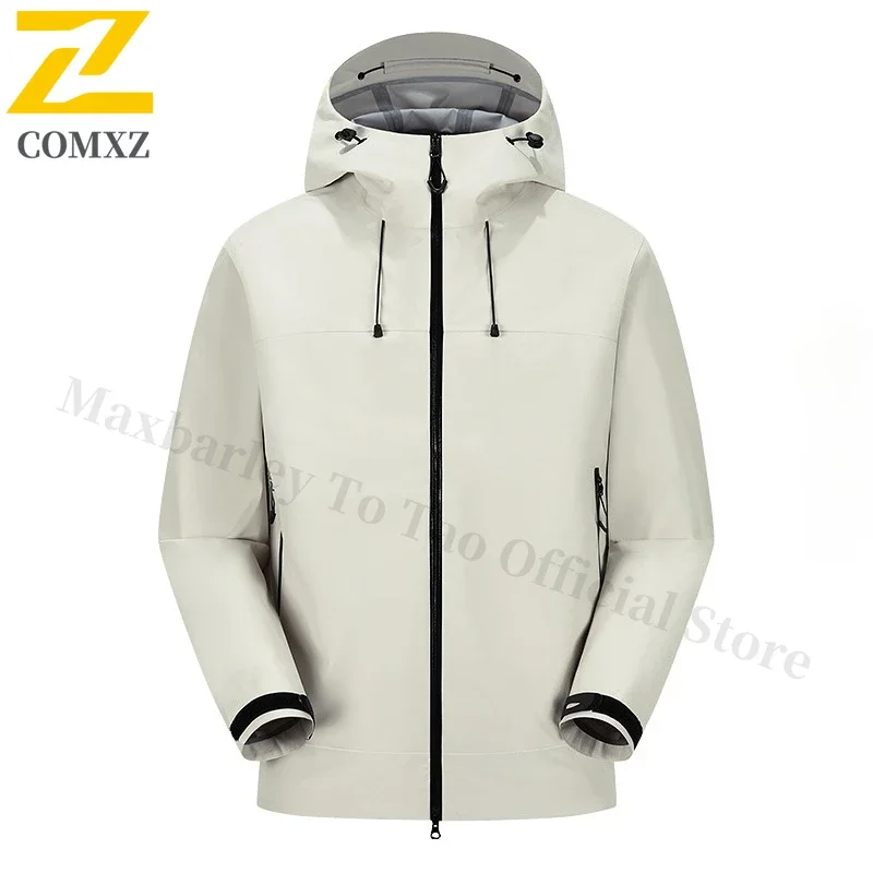 

Chaquetas De Hombre модная уличная мужская водонепроницаемая куртка для альпинизма и кемпинга, однотонная дышащая спортивная мужская одежда
