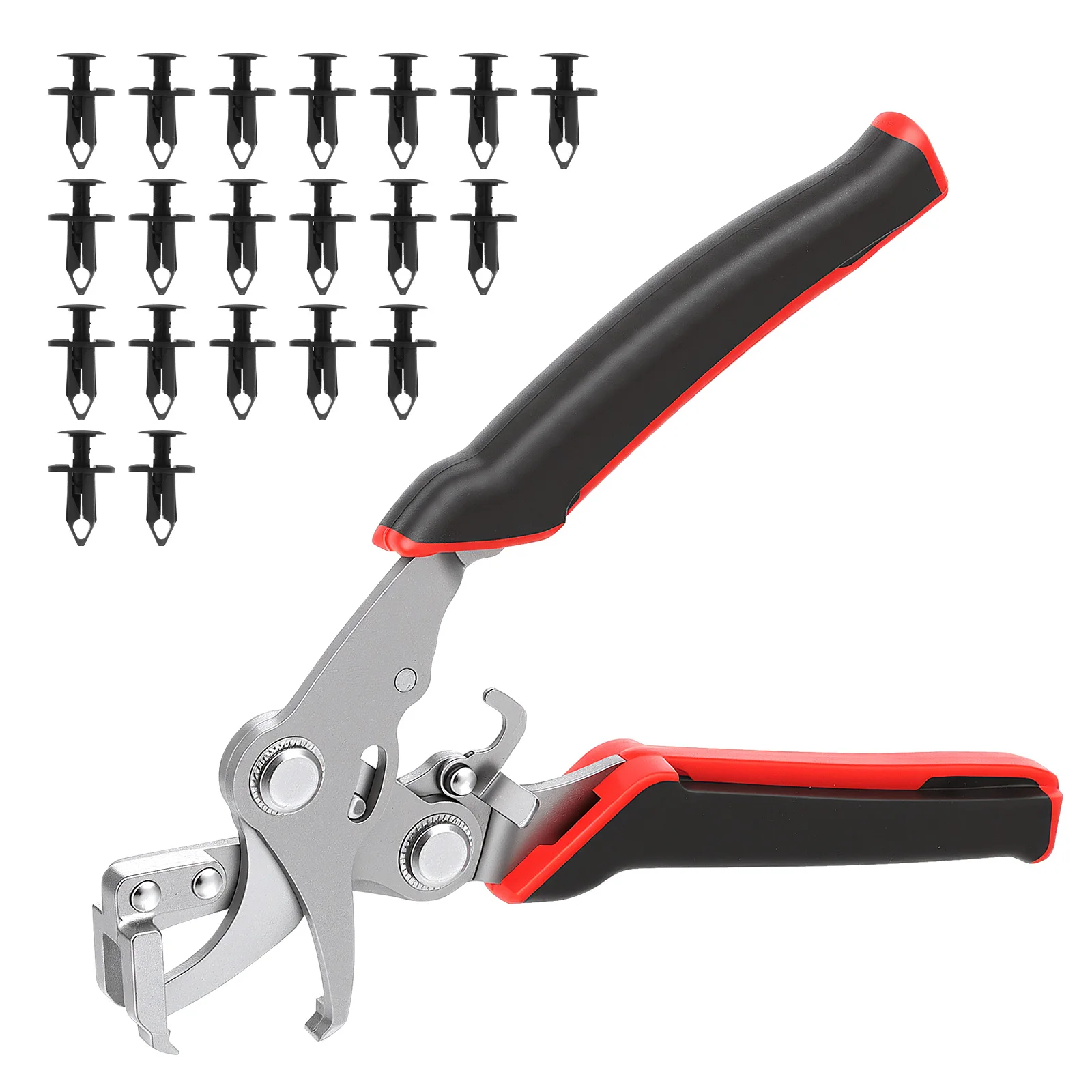 

Щипцы для снятия автомобильных клипс, инструмент для удаления пластиковых и резиновых креплений, для фиксации дверных панелей, элементов днища, клипс багажника