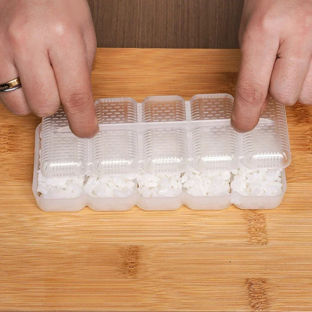 5/1 Grids Rice Ball Set Mini Square Sushi Roll Mold Bento Press Mold Japanese Food DIY Tools Restaurant Kitchen Accessories