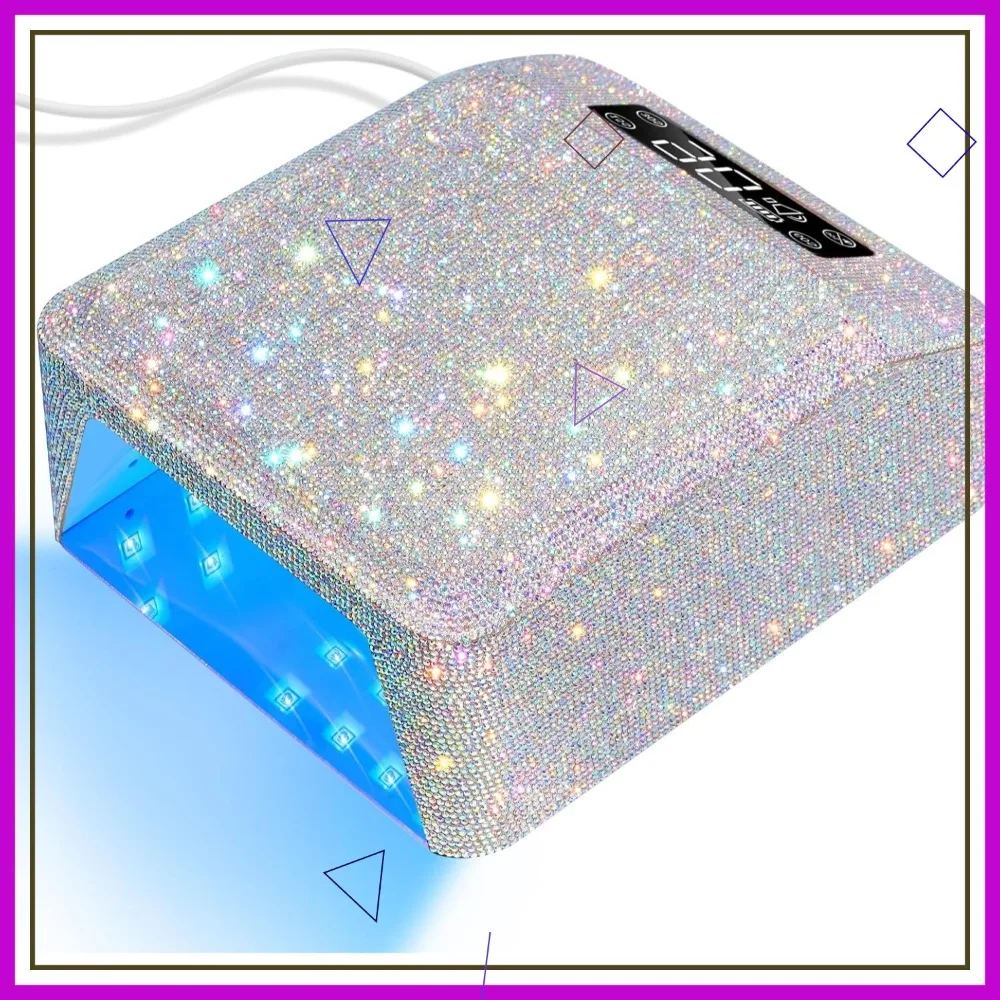 

УФ-лампа для ногтей 96 Вт с автоматическим датчиком, 4 режима таймера, быстрая сушка и полимеризация для салонов и домашнего использования