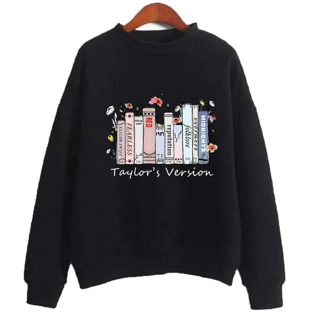 Retro Taylor\'s Version Sweatshirt Eras Tour 2023 Hoodie Music Album Midnights Jumper Taylor Fans Crewneck Sweatshirts