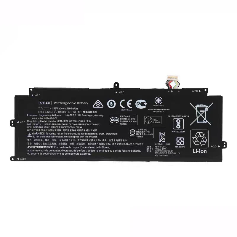 

AH04XL Laptop Battery for HP Spectre X2 12-C000nf 12-C013TU 12-C014TU TPN-Q184 HSTNN-DB7S 902402-2C2 902500-855 7.7V 41.58Wh