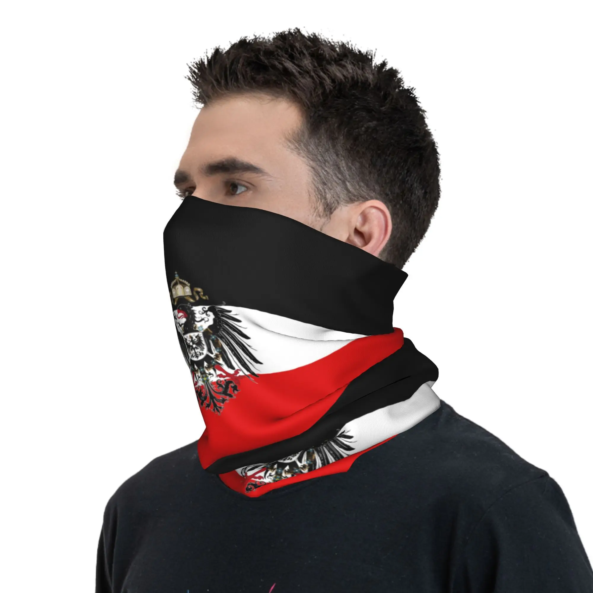 Пользовательский флаг немецкой империи, Германия, бандана, гетры для пеших прогулок, велоспорта, женщин и мужчин, шарф с гербом, Балаклава, теплая