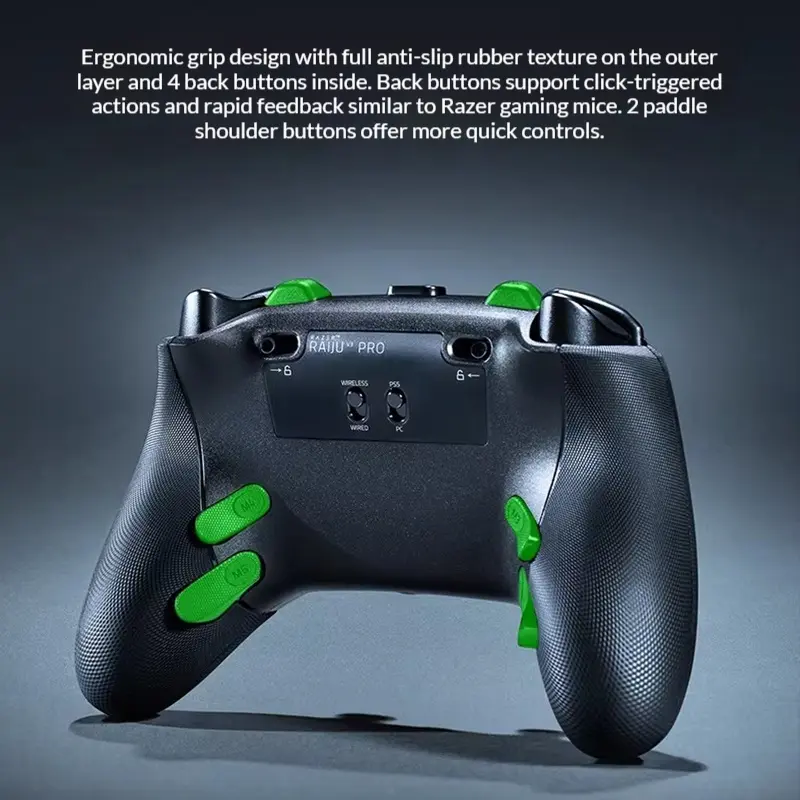 وحدة تحكم الألعاب اللاسلكية Razer Hurricane Beast V3 Pro - وضع مزدوج، عصا تحكم TMR متناظرة، لأجهزة PlayStation، لألعاب RPG القتالية - 5