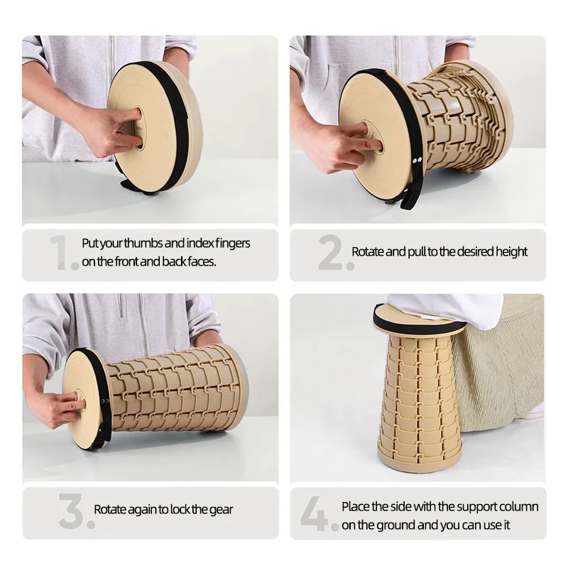 Lightweight Fishing Seat Easy to Carry Camping Chair Stable Portable Compact Lounge Chair for Outdoor Camping