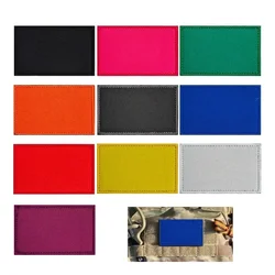 10 Color Blank Reflective Patches on Clothes Hook&Loop Tactical Patch accessory Military Morale Badge Backpack Klett Stickers
