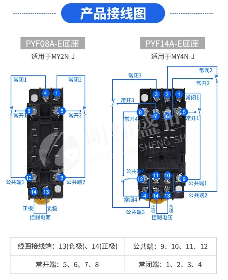 Stable LY2NJ HH62P Electronic Electromagnetic Relay 10A 8-Pin DPDT LED Indicator DC12V DC24V AC110V