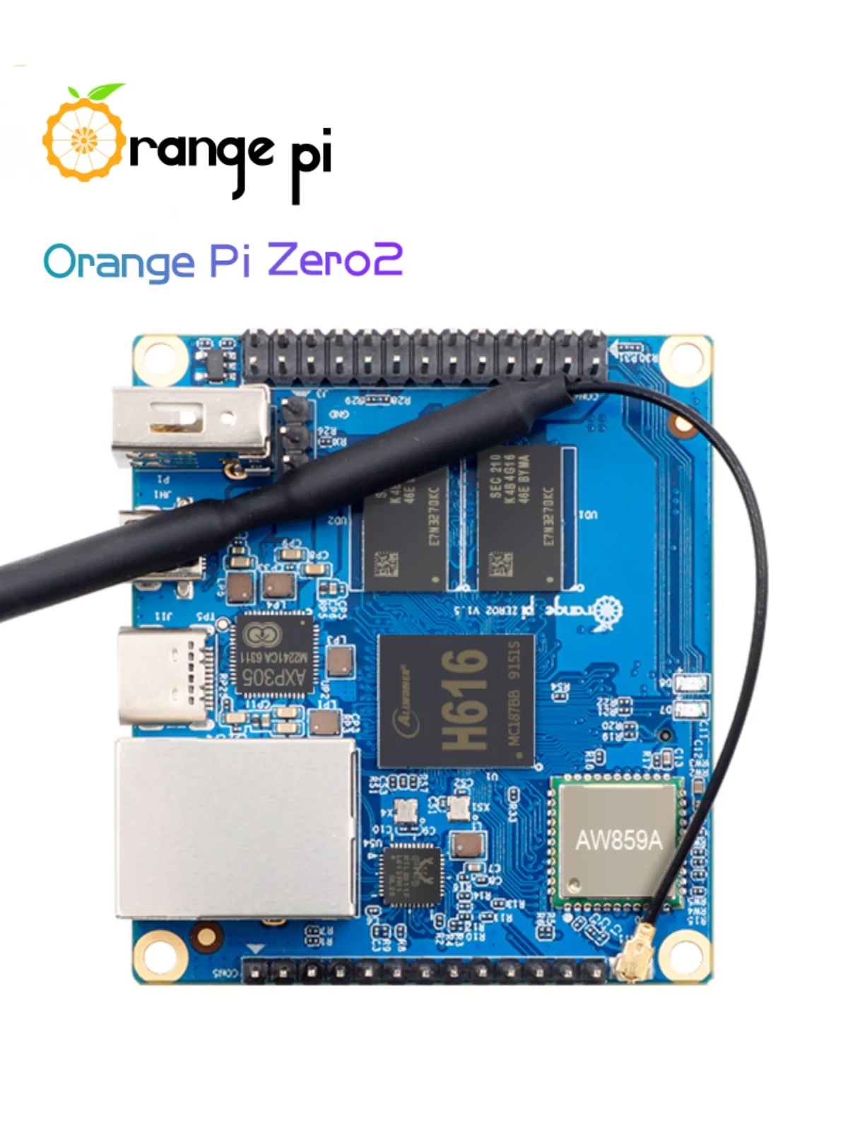 Orange Pi Zero2 Quanzhi h616 chip Android Linux computer board ARM development board Orange Pi programming