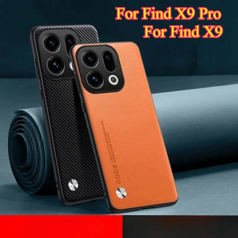 حافظة فاخرة من جلد البولي يوريثان غير اللامع لهاتف OPPO Find X9 Pro X8 Pro X8 Ultra سيليكون رفيع للغاية إطار ناعم غطاء ممتص للصدمات #1