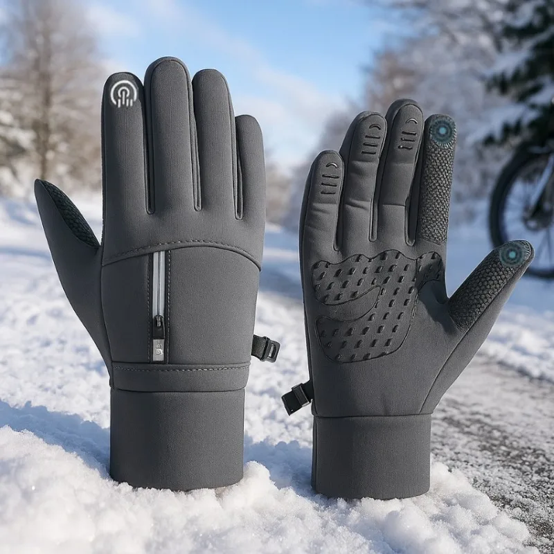 Winter Gloves Waterproof Thermal Sport Glove for Men Women for Running Cycling Driving Ski Hiking Warm Glove for Work