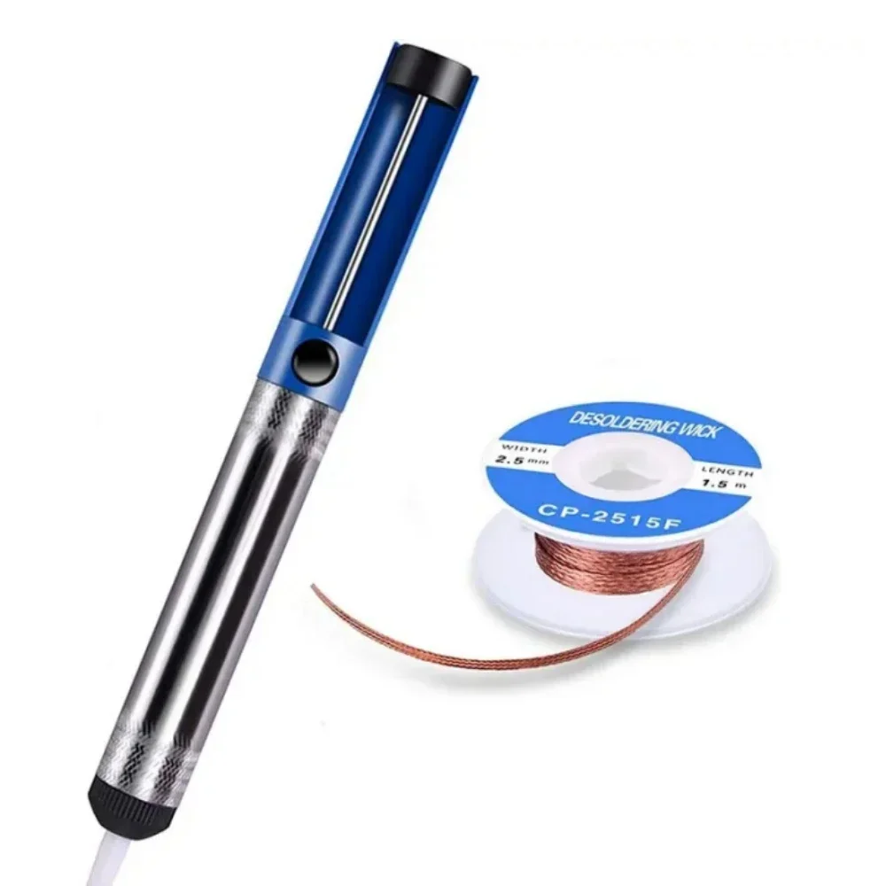 Solder Suction Wire with Strong Suction and Strong Return Force for Repair Solder 2.5mm Width 1.5m Length Set