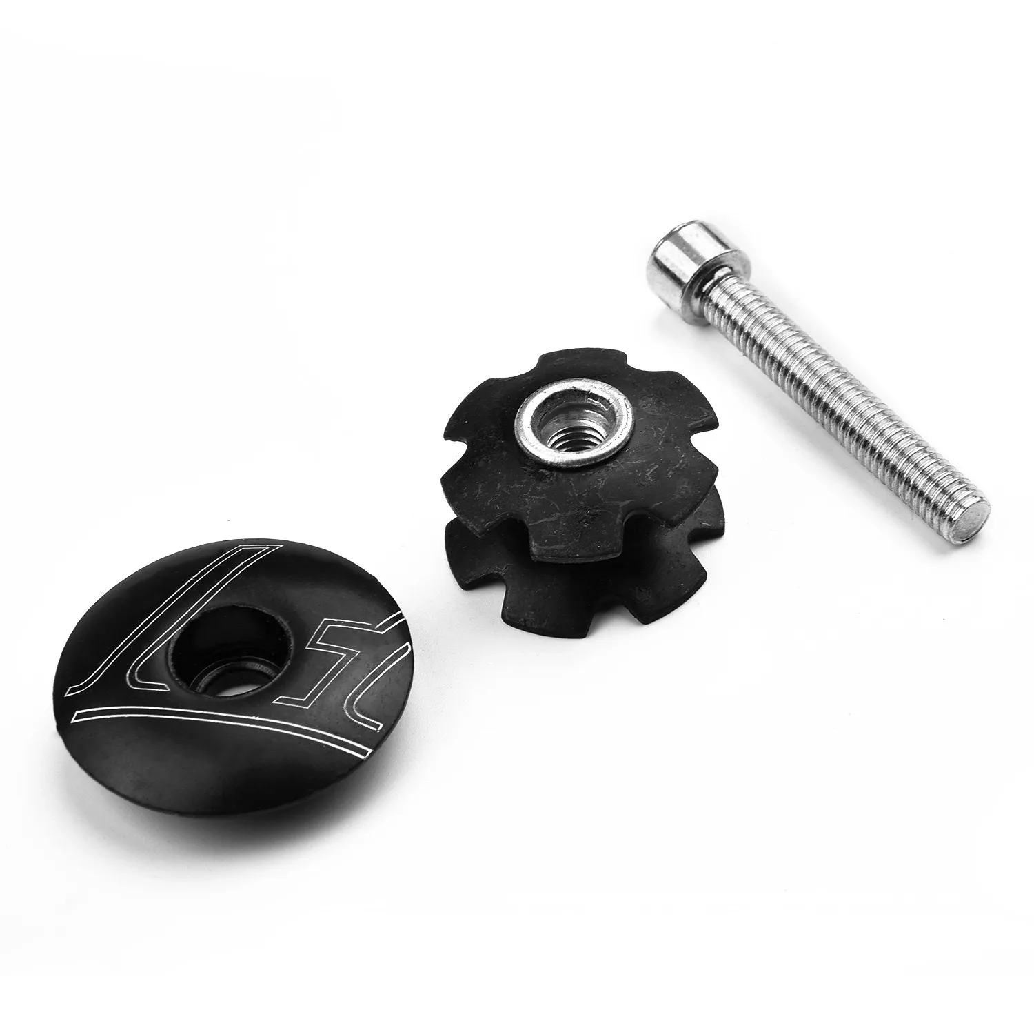 Bike Ahead Headset Star Nut&Top Cap Set For 1-1/8\