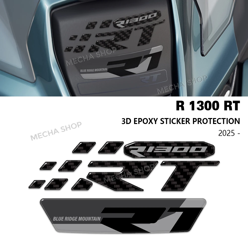 

Для R1300RT 2025-комплект аксессуаров для 3D-наклеек для мотоцикла, защита переднего декора