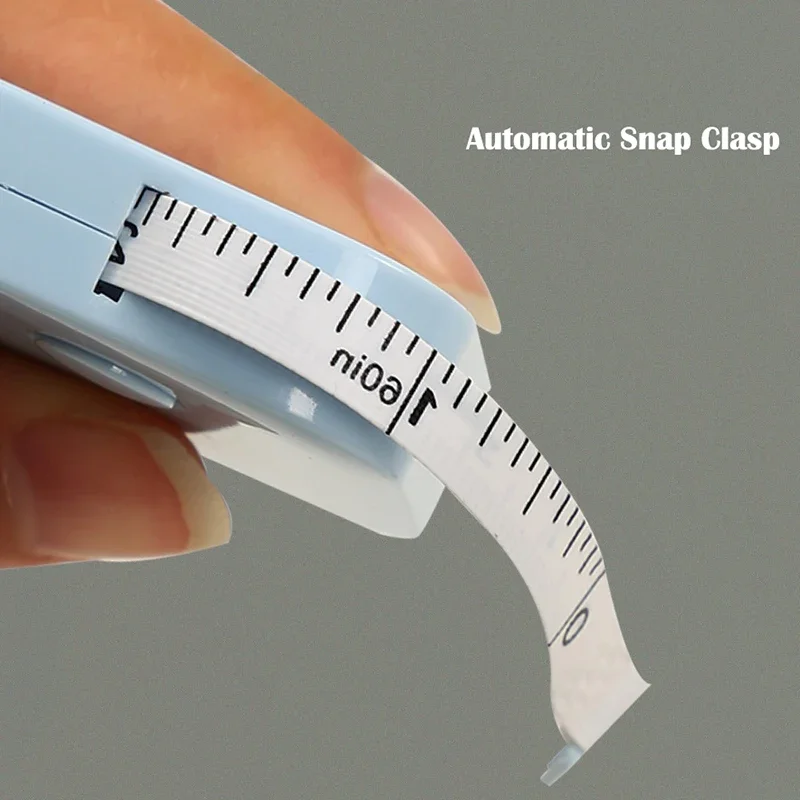 1Pcs Random Color 1.5Meter Telescopic Soft Tape Portable Mini Retractable Pull Ruler Tape Measure Sewing Tool