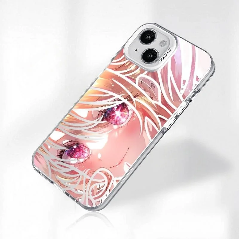Anime Hoshino Rubii Idol Girl Phone Case for iPhone 11 12 13 14 15 16 17 Pro Max Plus Air MINI Oshi no Ko Hoshino Ai Back Cover