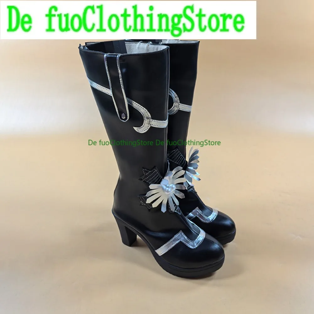 DefuoClothing Black Butler Ciel Phantomhive Cosplay Shoes Anime Game Role-playing Halloween Party Costumes Shoes Boots