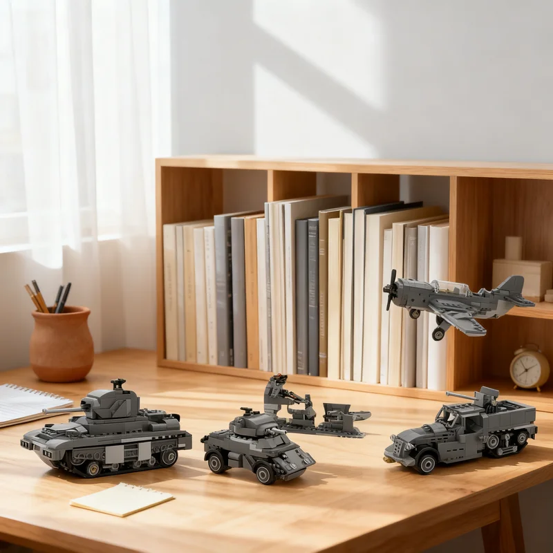 

383 шт. MOC Creator, модель военной техники, строительные блоки, сборная архитектура, идея игрушки «сделай сам», рождественские подарки, образование, креатив