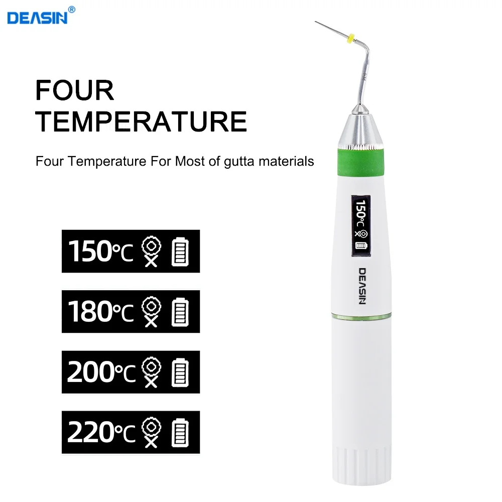 نظام سد جوتا بيرشا اللاسلكي للأسنان قلم إندو ساخن مع 2 نصائح شاشة ديجيتال معدات مختبر طبيب الأسنان