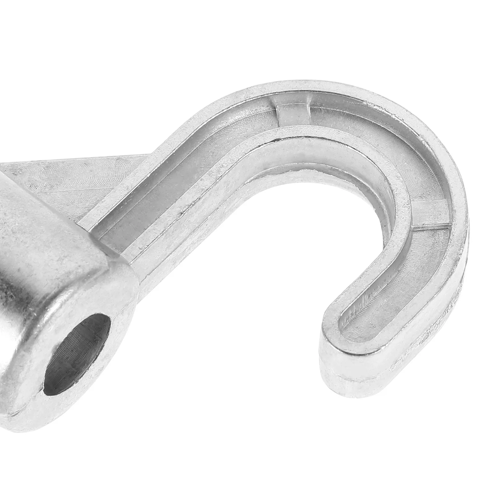 2Pcs Aluminum Alloy Closet Hanger Connector Hooks Heavy Duty Metal Wardrobe Rod Holders for Clothes Towels Coats view 4