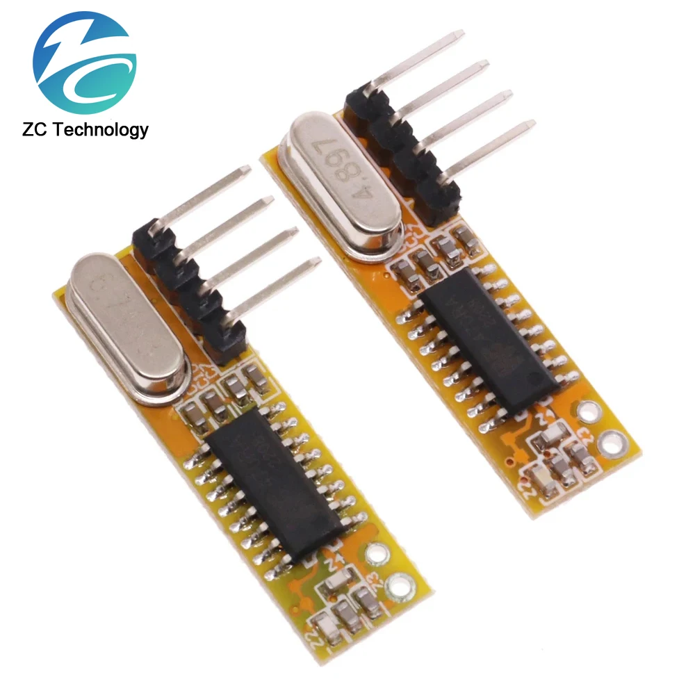 1/5PCS RXB12 high sensitivity superheterodyne receiver module wireless receiver module ultra-small size 315Mhz/433Mhz