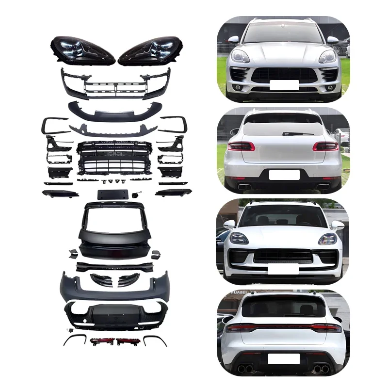 For Porsche macan 2014-2017 95b 95B.1 95 b.2 Upgrade 2024 95B.3 Body kit through taillight laser headlight plug and play 