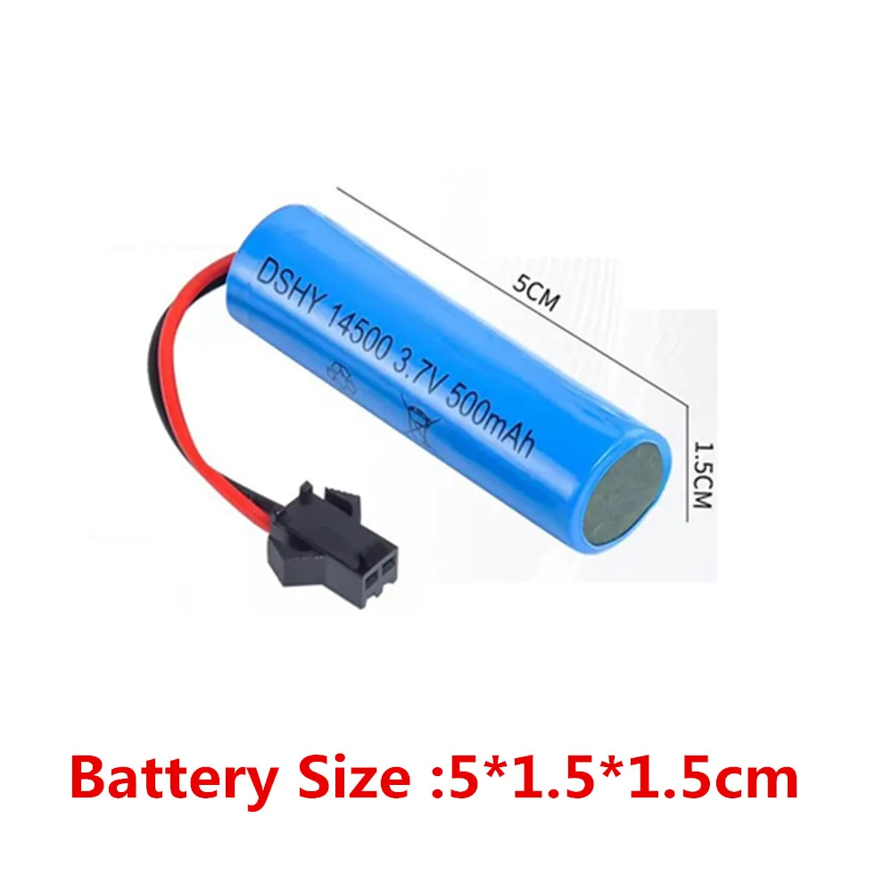 JJRC Q179 RC Car Accessories Battery 3.7V 500mah SM-2P Plug /USB charging cable /  Suitable For: Q179 RC Car