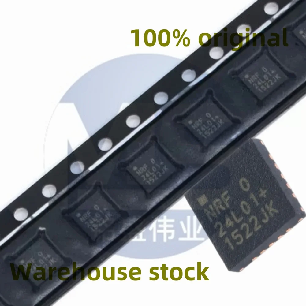 

10PCS 100% new NRF24L01P-R NRF24L01 patch QFN-20 wireless receiving communication module chip