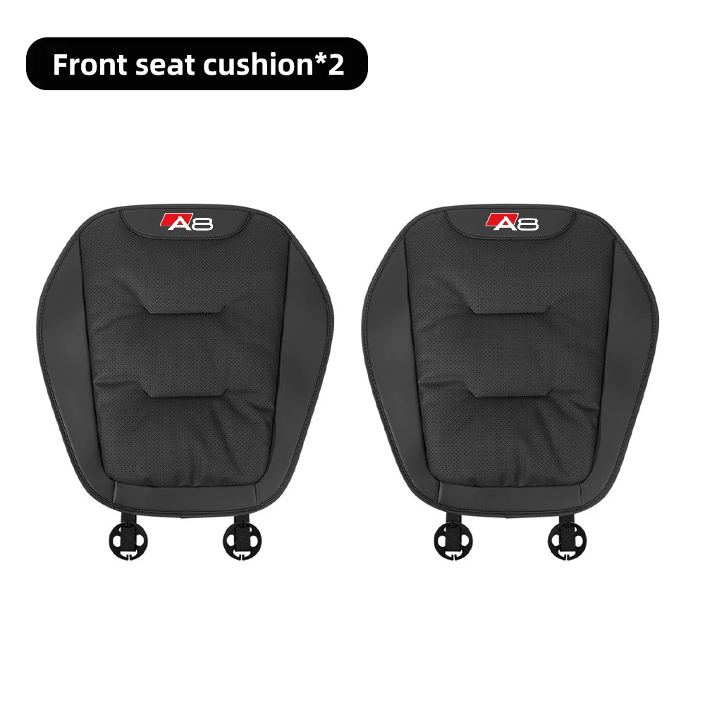 Lederen Autostoel Cover Universele Vier Seizoenen Auto Voor/Achter Zitkussen voor Audi A1 A3 A4 A5 A6 A7 a8 Auto Stoel Protector Pad