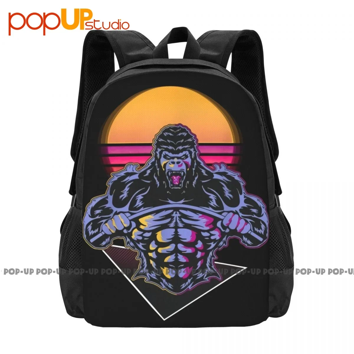 Bodybuilding Gorilla Rucksack große Kapazität Schule Softback Aufbewahrung tasche Kleidung Rucksäcke