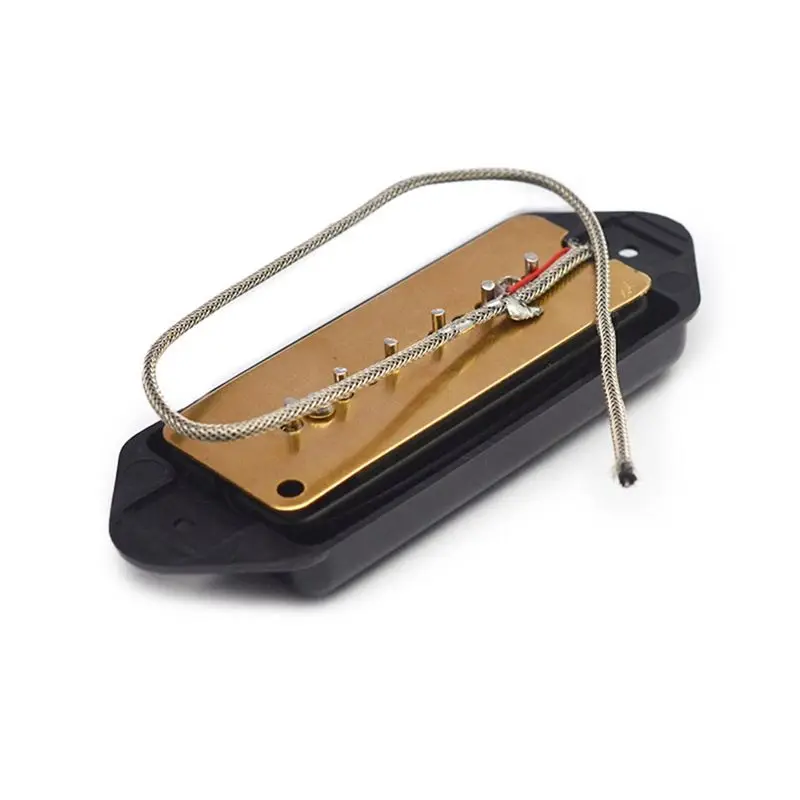 A99I-Vintage P90 Dog Ear Pickup P90 Dog Ear Pickup Alnico 5 Single Coil Traditional Retro Sound 52Mm Piano Bridge
