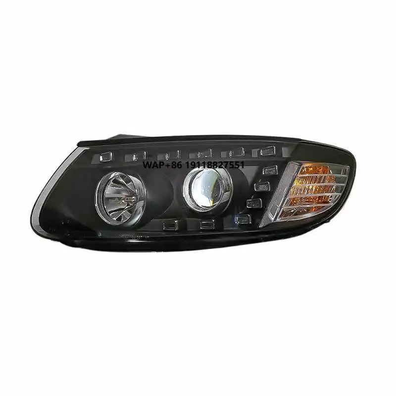 High Quality LED Auto Headlights Assembly for  Santa FE Ix45 2006-2013 Car Front Lamps High Projection Lens New