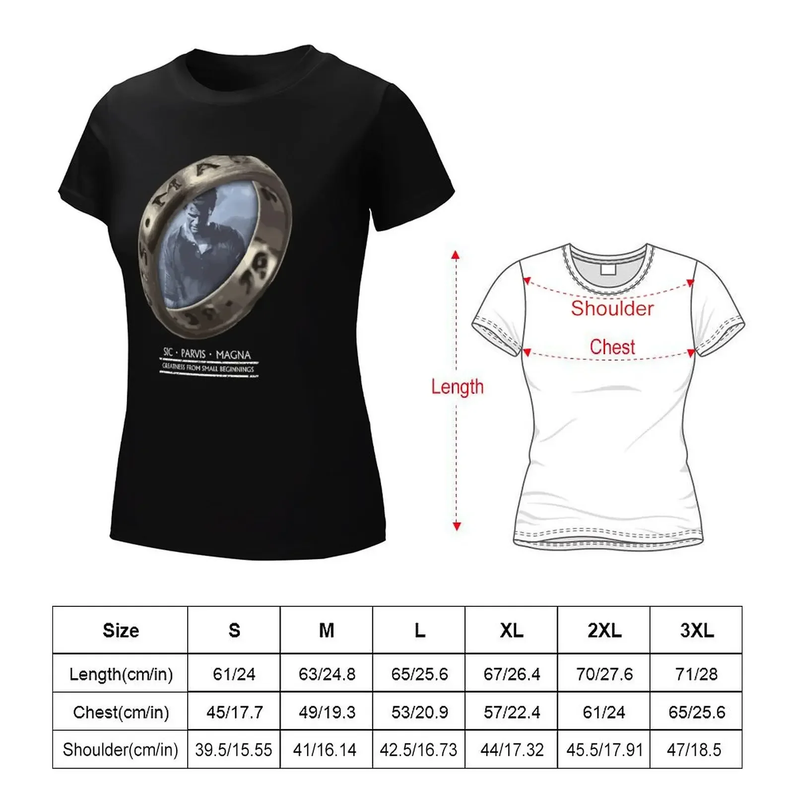 Uncharted Ring TShirt T-shirt vintage clothes korean fashion Blouse Women's t-shirt